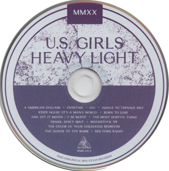 U.S. Girls : Heavy Light (CD, Album)