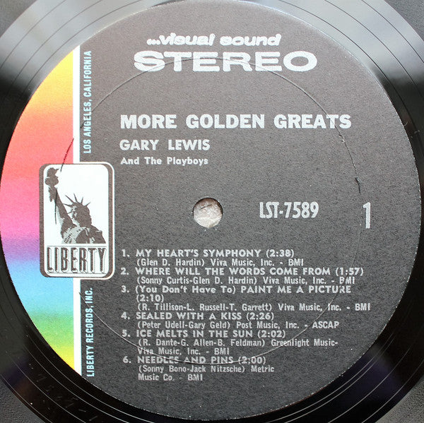 Gary Lewis & The Playboys : More Golden Greats (LP, Comp, Gat)