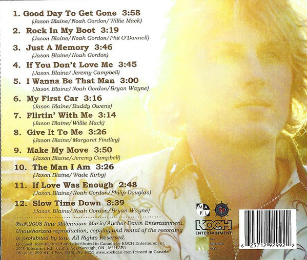 Jason Blaine : Make My Move (CD, Album)