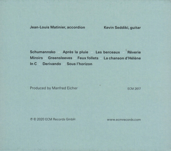 Jean-Louis Matinier / Kevin Seddiki : Rivages (CD, Album)