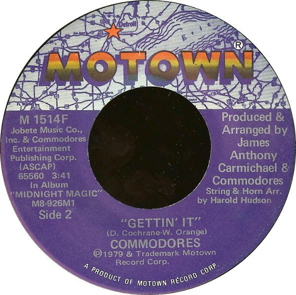 Commodores : Lady (You Bring Me Up) (7", Single)