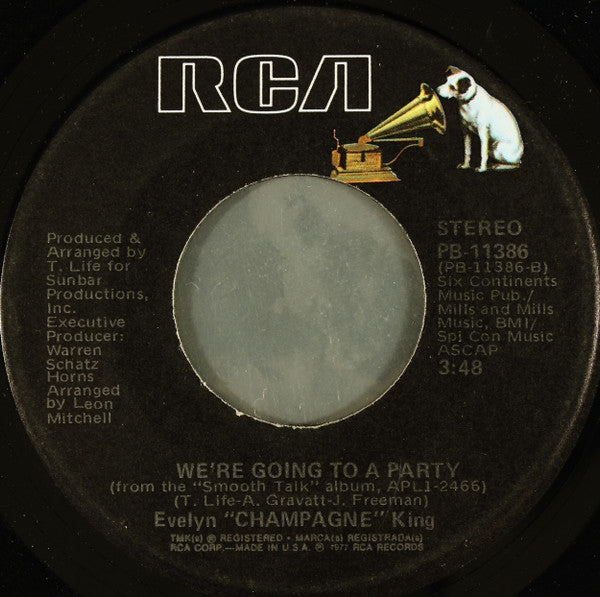 Evelyn "Champagne" King* : I Don't Know If It's Right (7", Single, Ind)