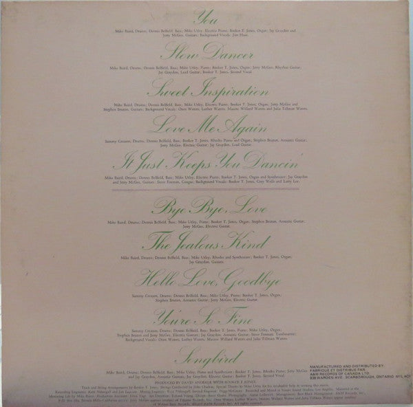 Rita Coolidge : Love Me Again (LP, Album, Gat)