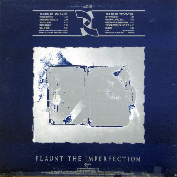 China Crisis : Flaunt The Imperfection (LP, Album)