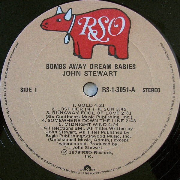 John Stewart (2) : Bombs Away Dream Babies (LP, Album)