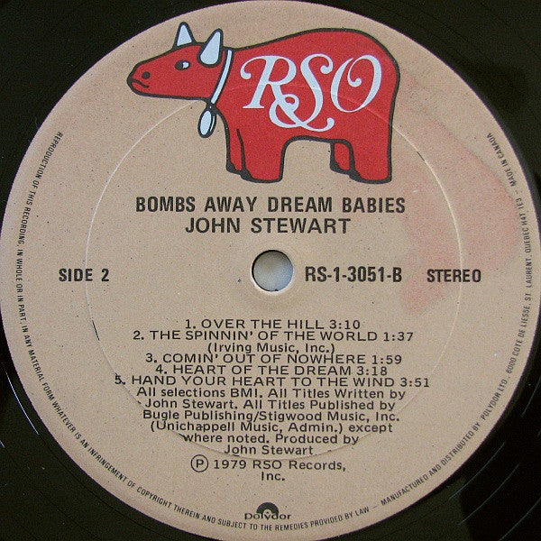 John Stewart (2) : Bombs Away Dream Babies (LP, Album)