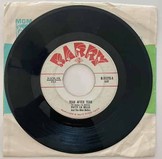 Patty La Belle And The Blue Belles* : Tear After Tear / Go On (This Is Goodby) (7", Single)