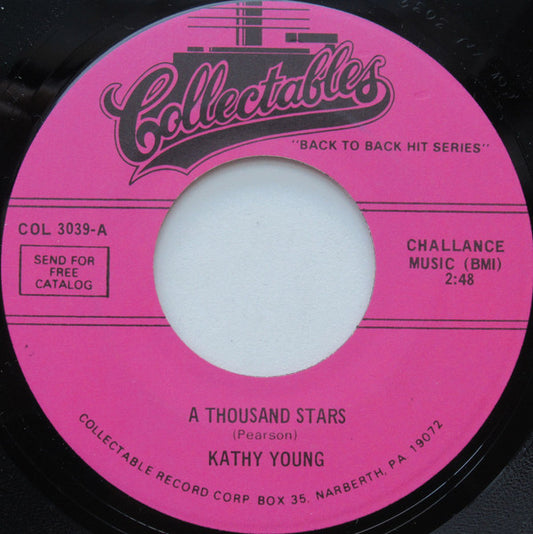 Kathy Young / Rochell & The Candles : A Thousand Stars / Once Upon A Time (7", RE)