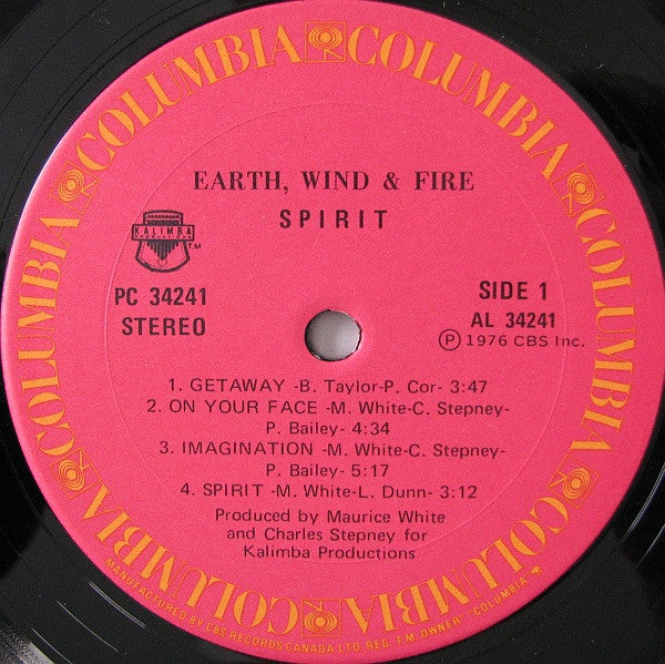 Earth, Wind & Fire : Spirit (LP, Album)