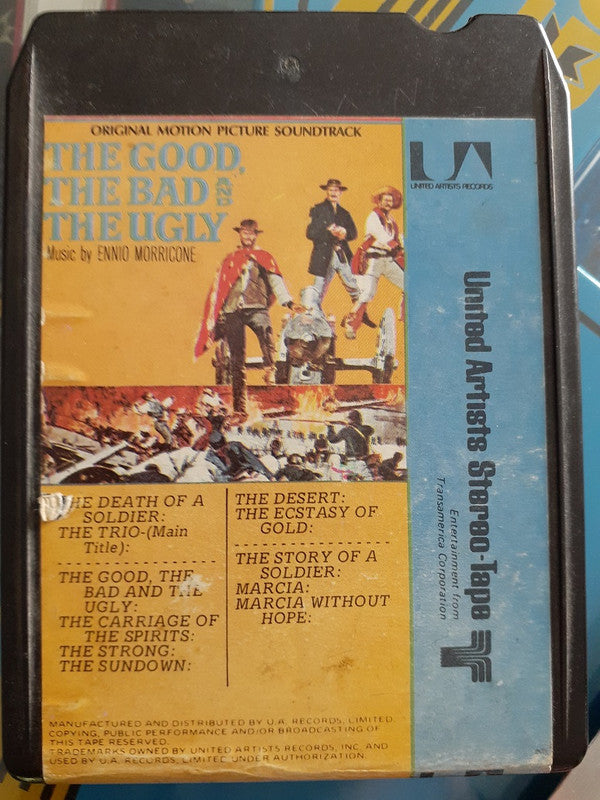Ennio Morricone : Original Motion Picture Soundtrack - The Good, The Bad And The Ugly (8-Trk, Album)