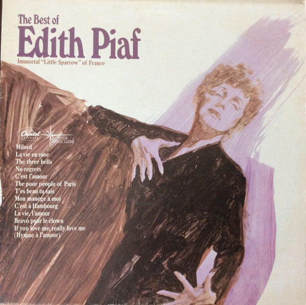 Edith Piaf : The Best Of Edith Piaf (LP, Comp)