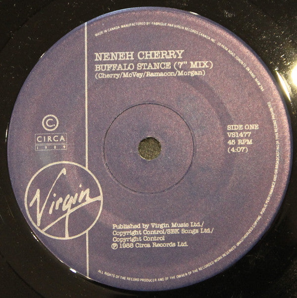 Neneh Cherry : Buffalo Stance (7", Single)