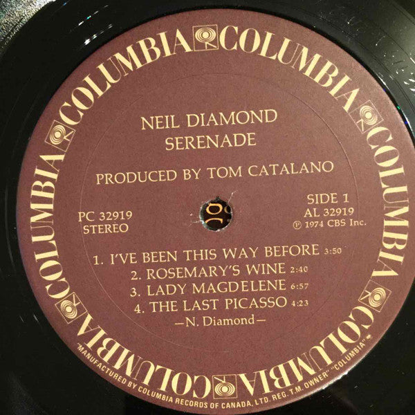 Neil Diamond : Serenade (LP, Album)