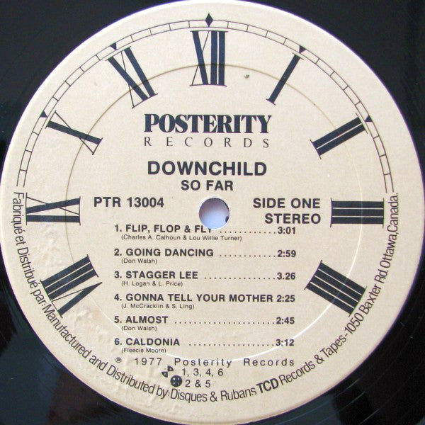 Downchild* : So Far - A Collection Of Our Best (LP, Comp)