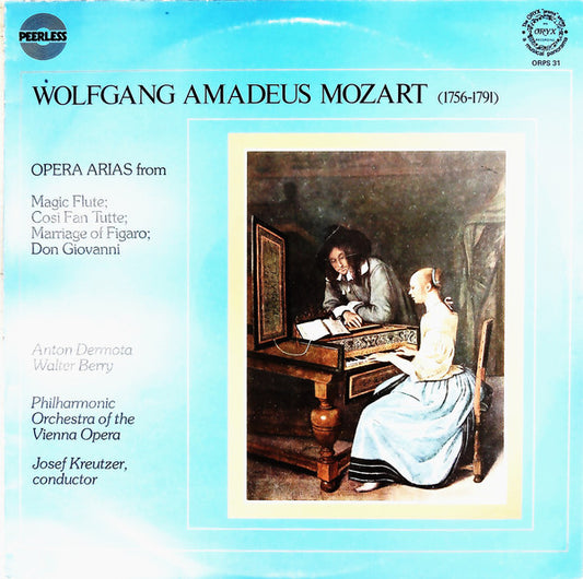 Wolfgang Amadeus Mozart, Das Philharmonie Orchester der Wiener Oper*, Josef Kreuter : Opera Arias from Magic Flute, Cosi Fan Tutte, Marriage Of Figaro, Don Giovanni (LP)
