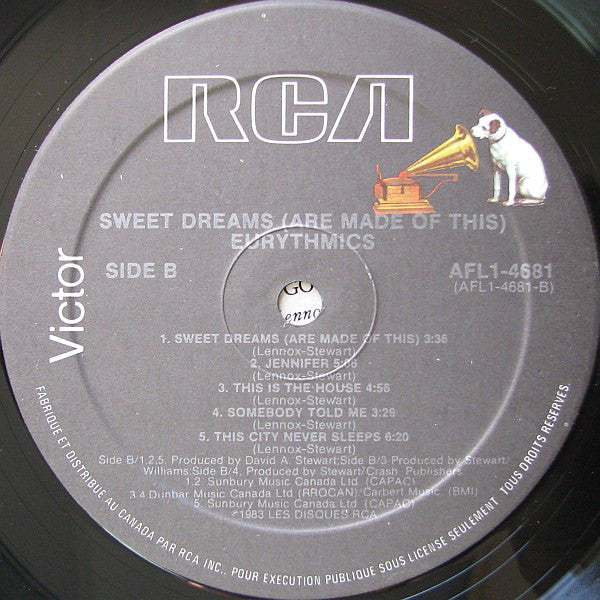 Eurythmics - Sweet Dreams (Are Made Of This) (LP, Album) (Very Good (VG))