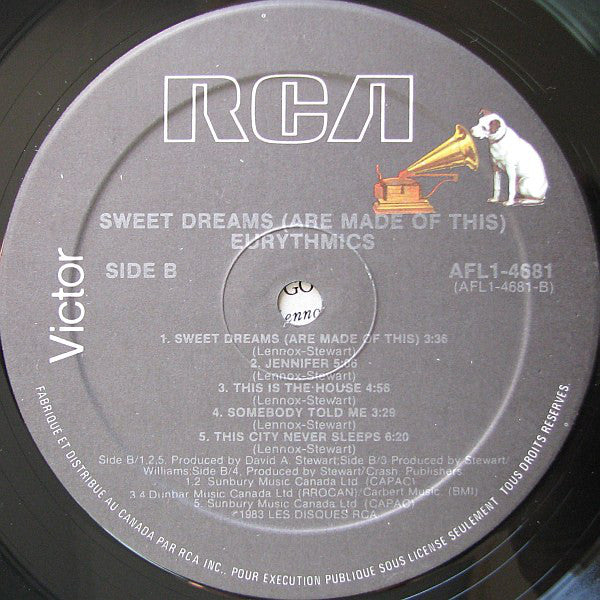 Eurythmics : Sweet Dreams (Are Made Of This) (LP, Album)