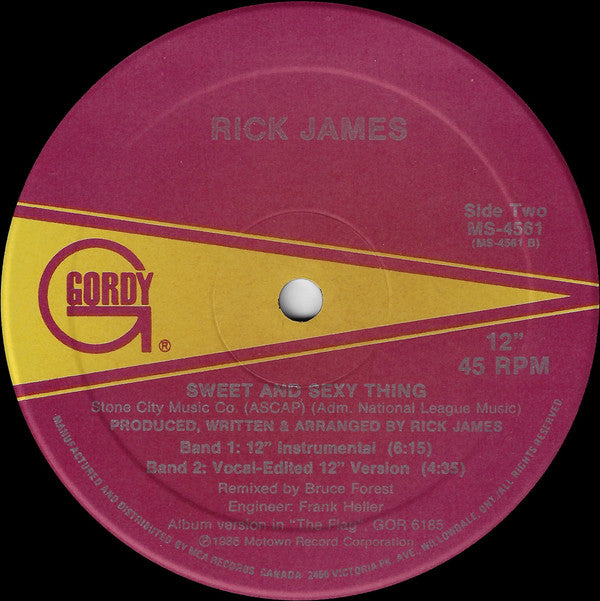 Rick James : Sweet And Sexy Thing (12")