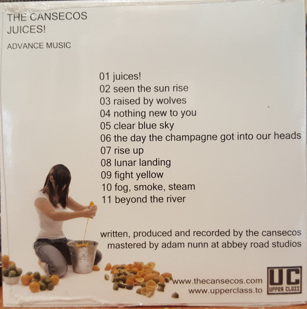 The Cansecos : Juices! (CD, Album, Promo, Adv)