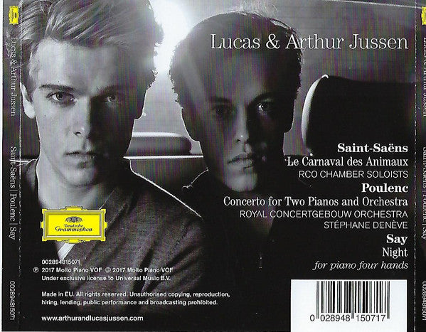 Lucas Jussen, Arthur Jussen : Saint-Saëns, Poulenc, Say (CD, Album)