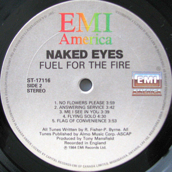 Naked Eyes : Fuel For The Fire (LP, Album)