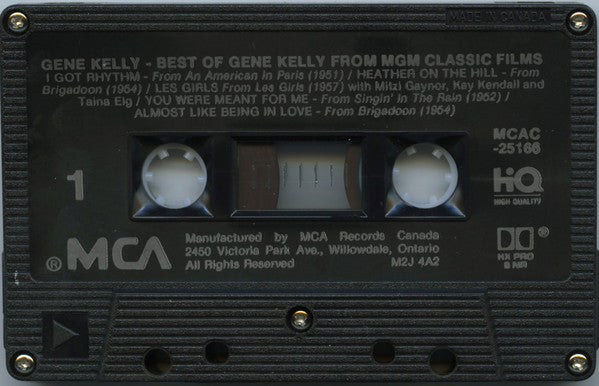Gene Kelly : Best Of Gene Kelly From MGM Classic Films (Cass)