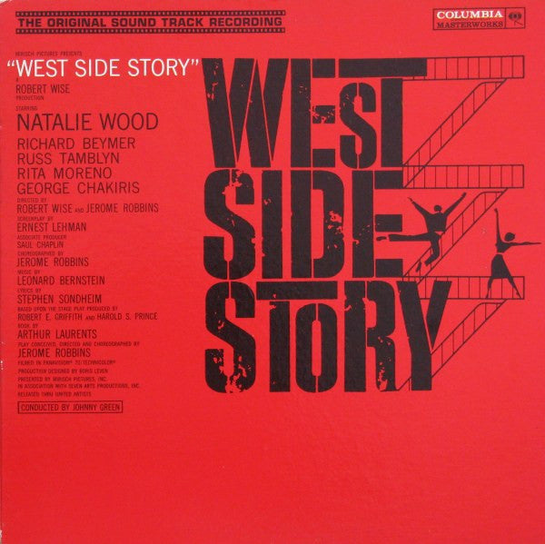 Leonard Bernstein : West Side Story (The Original Sound Track Recording) (LP, Album, Mono, RE, Gat)