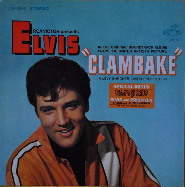 Elvis Presley : Clambake (Original Soundtrack Album) (LP, Album)
