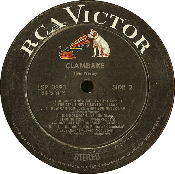 Elvis Presley : Clambake (Original Soundtrack Album) (LP, Album)