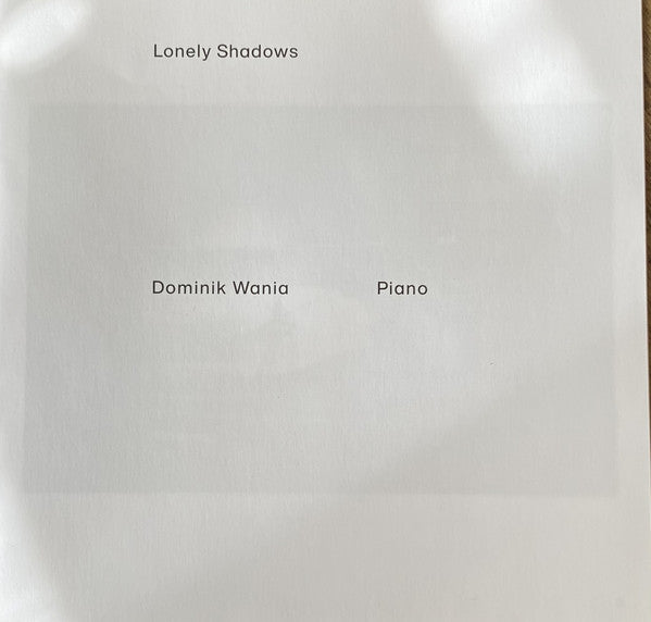 Dominik Wania : Lonely Shadows (CD, Album)