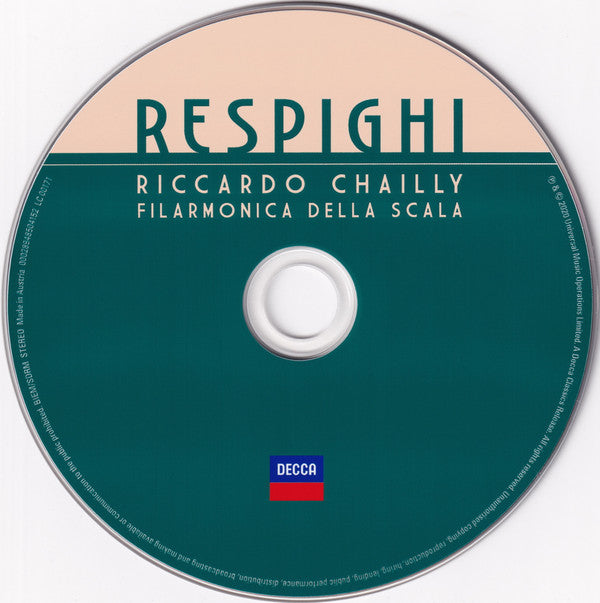 Respighi*, Riccardo Chailly, Filarmonica Della Scala : Respighi (CD, Album)