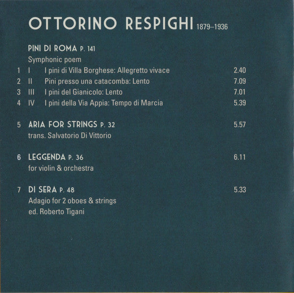 Respighi*, Riccardo Chailly, Filarmonica Della Scala : Respighi (CD, Album)