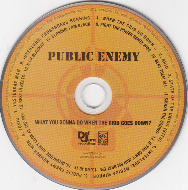 Public Enemy : What You Gonna Do When The Grid Goes Down? (CD, Album)