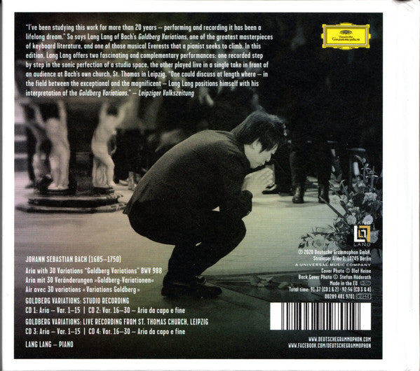 Lang Lang, Johann Sebastian Bach : Goldberg Variations (4xCD, Album, Dlx, Ltd)