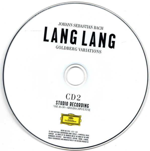 Lang Lang, Johann Sebastian Bach : Goldberg Variations (4xCD, Album, Dlx, Ltd)