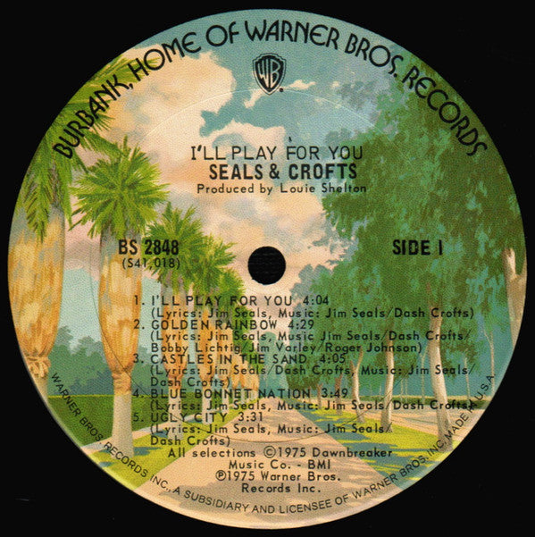 Seals & Crofts : I'll Play For You (LP, Album, Pit)