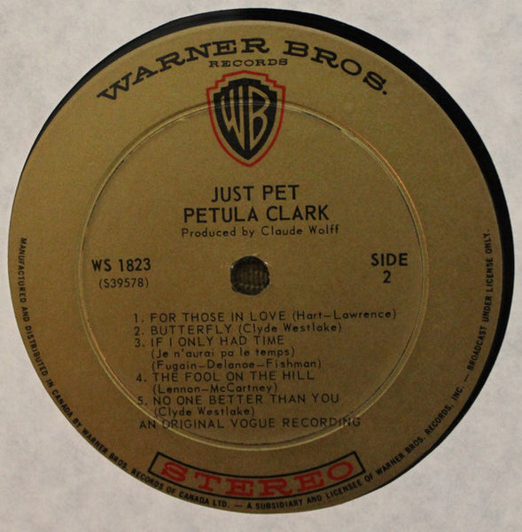Petula Clark : Just Pet (LP, Album)