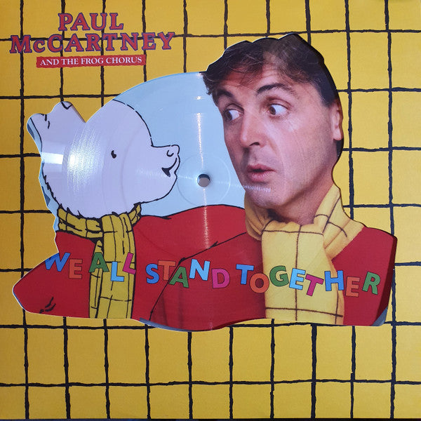 Paul McCartney And The Frog Chorus : We All Stand Together (7", Shape, Single, Ltd, Pic, RE, RM)