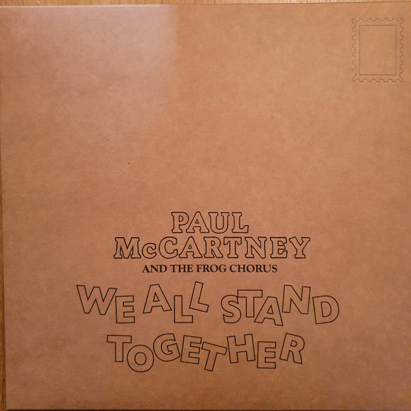 Paul McCartney And The Frog Chorus : We All Stand Together (7", Shape, Single, Ltd, Pic, RE, RM)