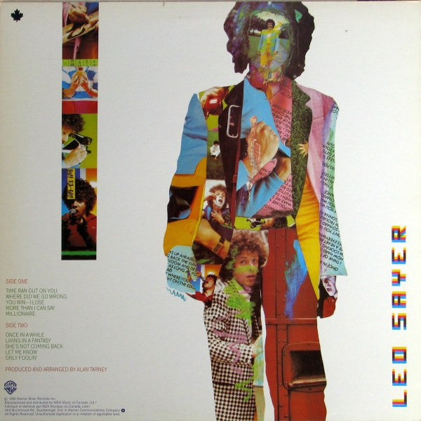 Leo Sayer : Living In A Fantasy (LP, Album)