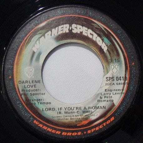 Darlene Love : Lord, If You're A Woman / Stumble And Fall (7", Single)