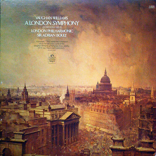 Vaughan Williams*, London Philharmonic*, Sir Adrian Boult : A London Symphony (Symphony No. 2) (LP)