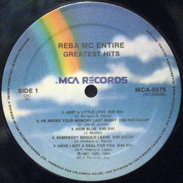 Reba McEntire : Greatest Hits (LP, Comp, Club)