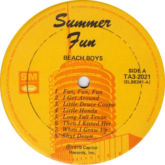 The Beach Boys : Summer Fun (2xLP, Comp)