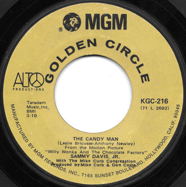 Sammy Davis Jr. : The Candy Man / The People Tree (7", Single)