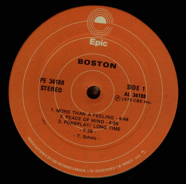 Boston : Boston (LP, Album)