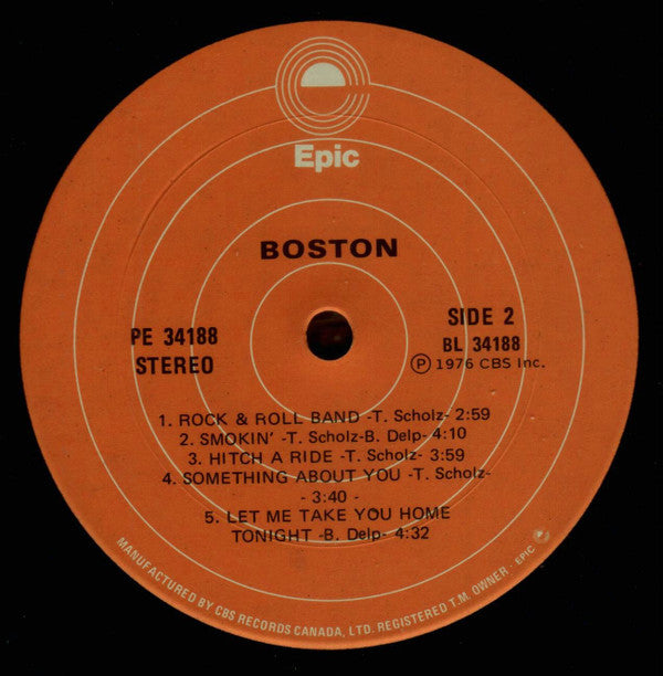 Boston : Boston (LP, Album)