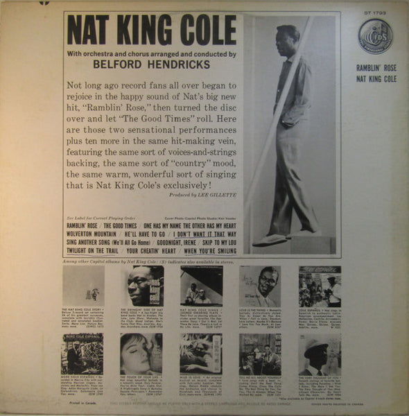 Nat King Cole : Ramblin' Rose (LP, Album, RE)