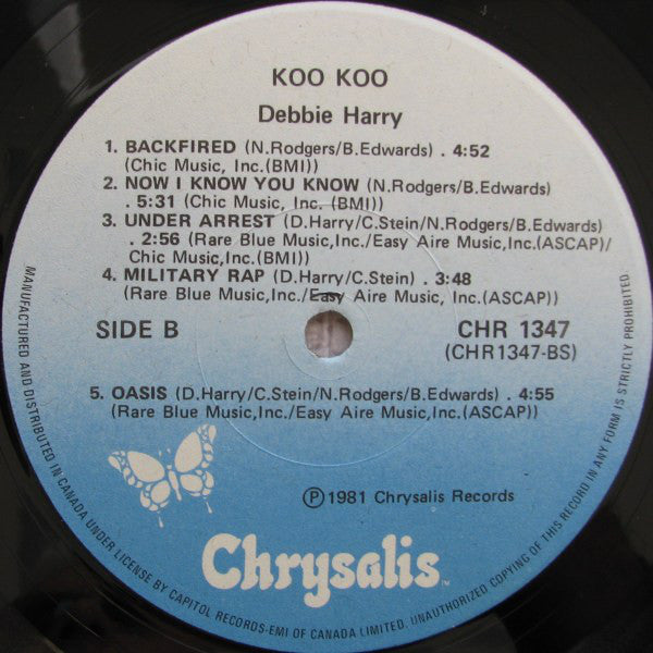 Deborah Harry : KooKoo (LP, Album)