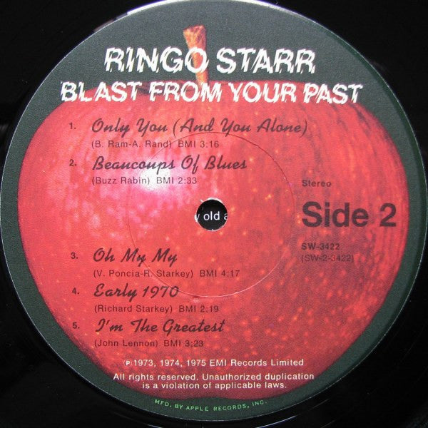 Ringo Starr : Blast From Your Past (LP, Comp, Win)